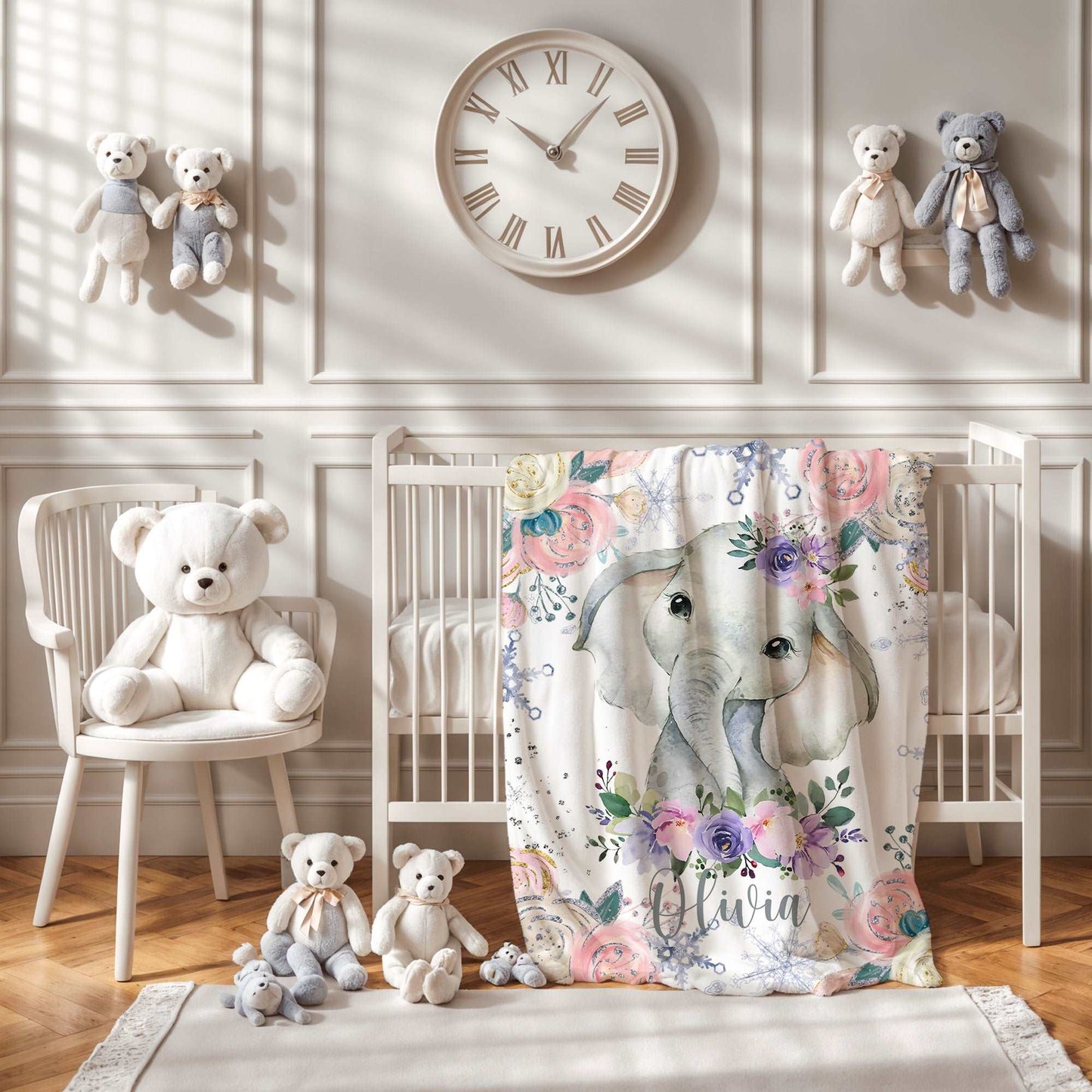 Elephant Baby Blanket