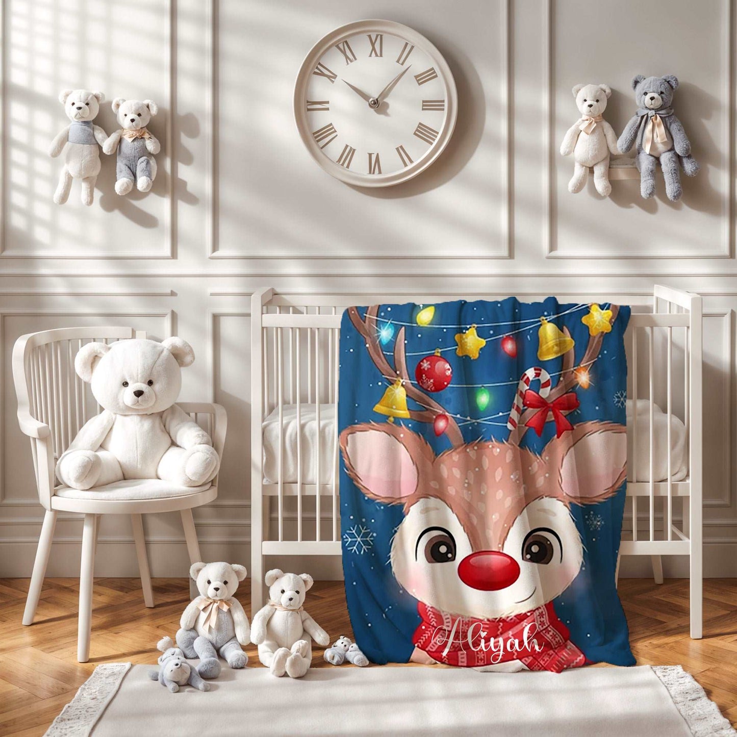 Christmas Reindeer Blanket