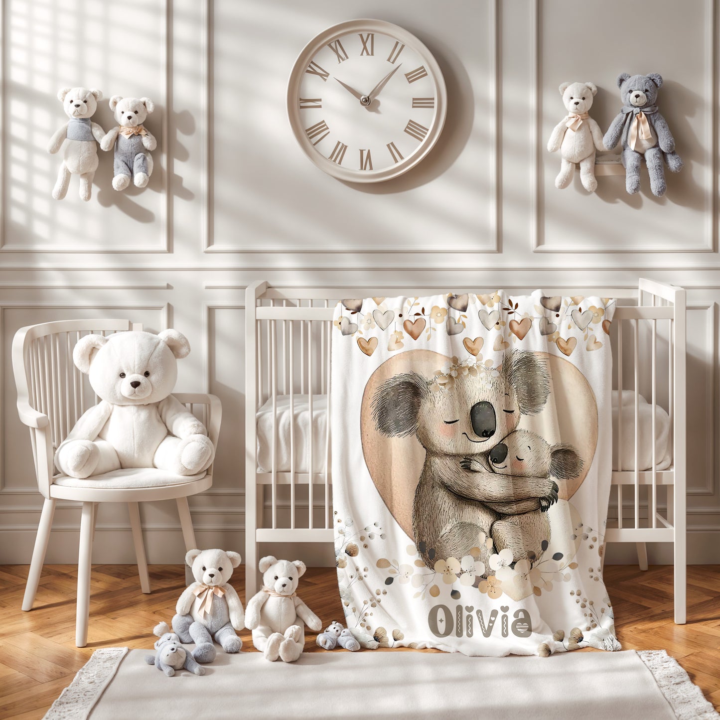 Mom And Baby Koala Blanket