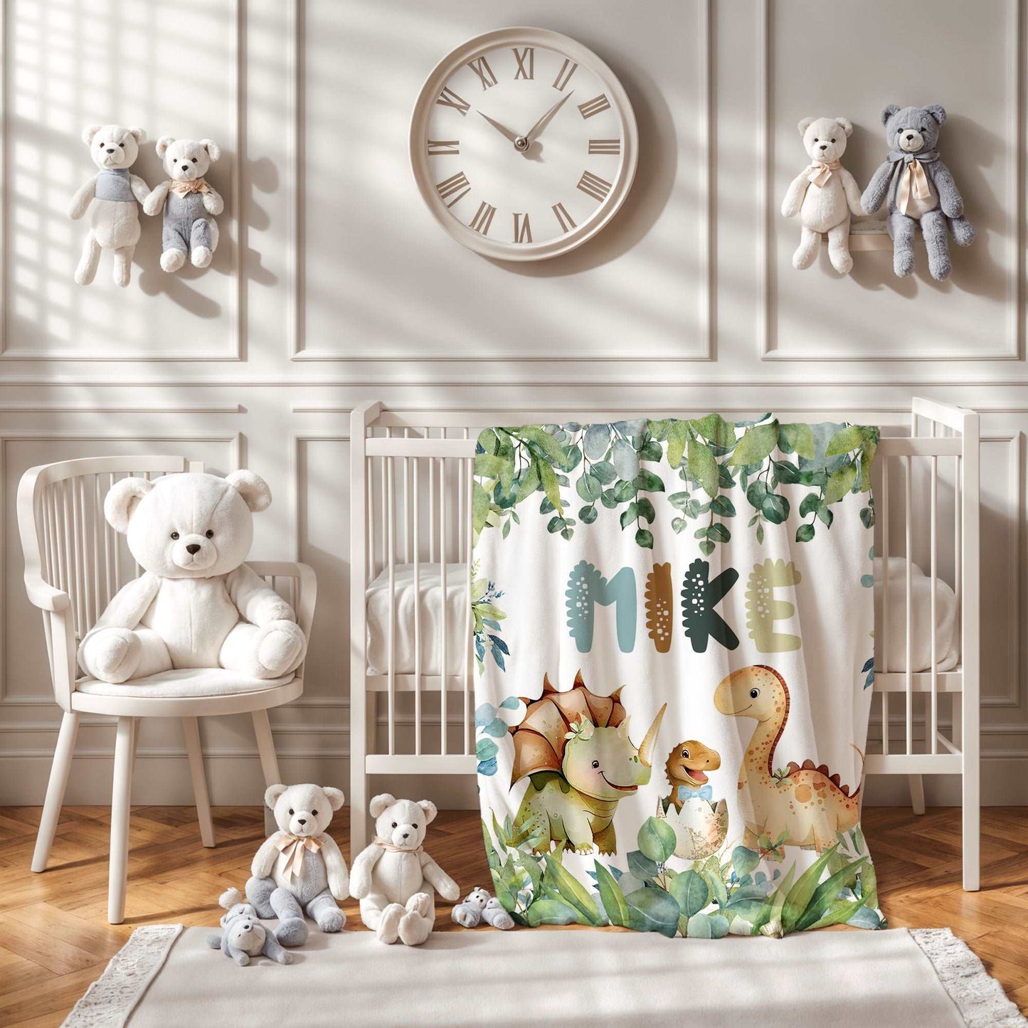 Baby Dinosaur Nursery Blanket