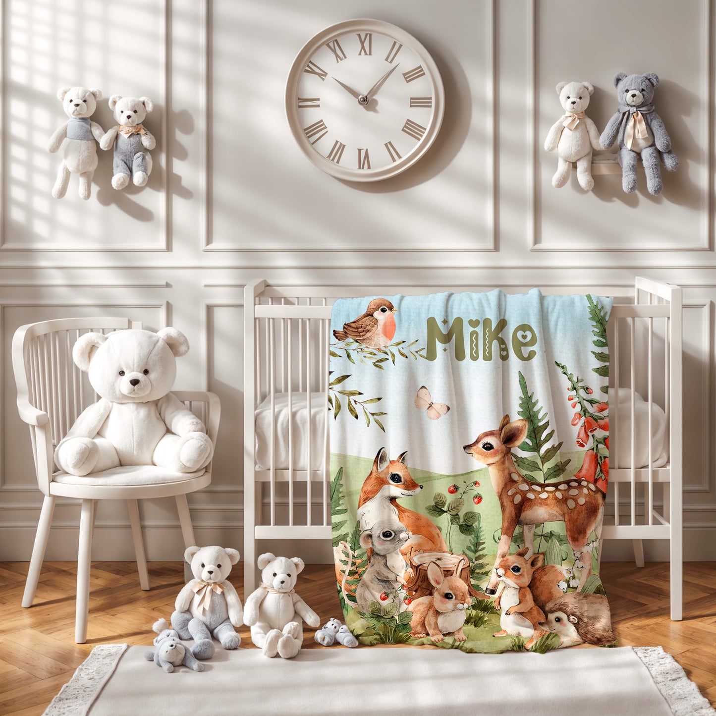 Woodland Animals Blanket