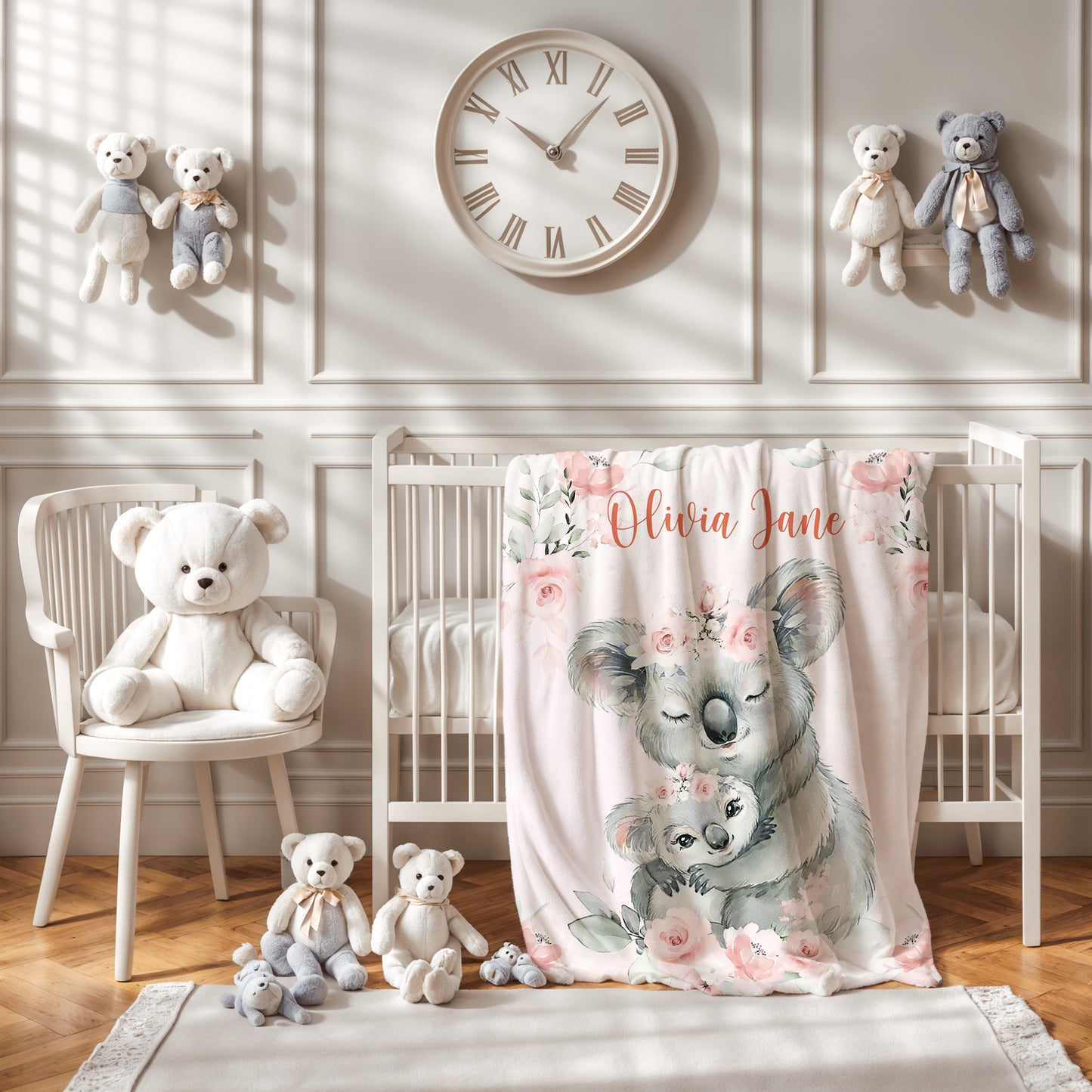 Mom And Baby Koala Blanket