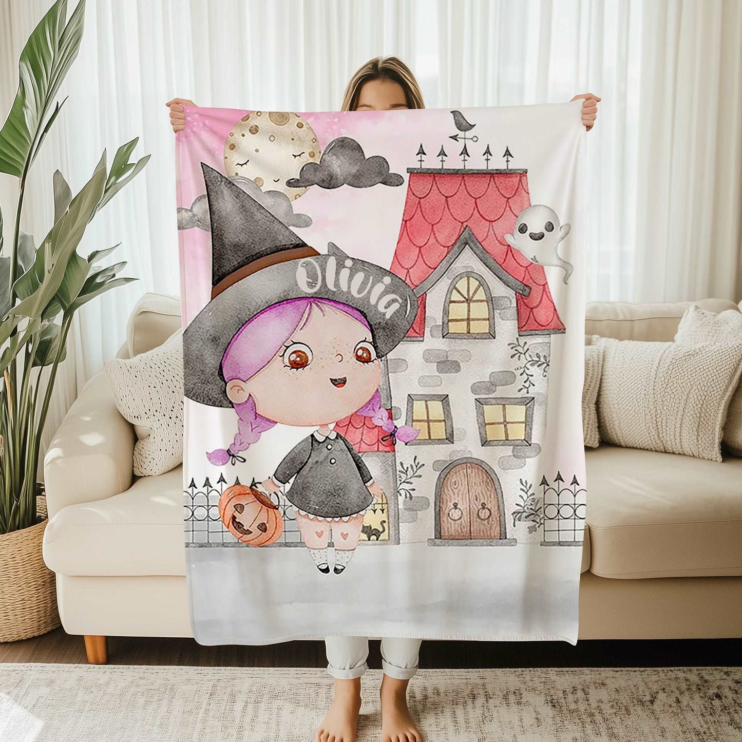 Halloween Witch Blanket