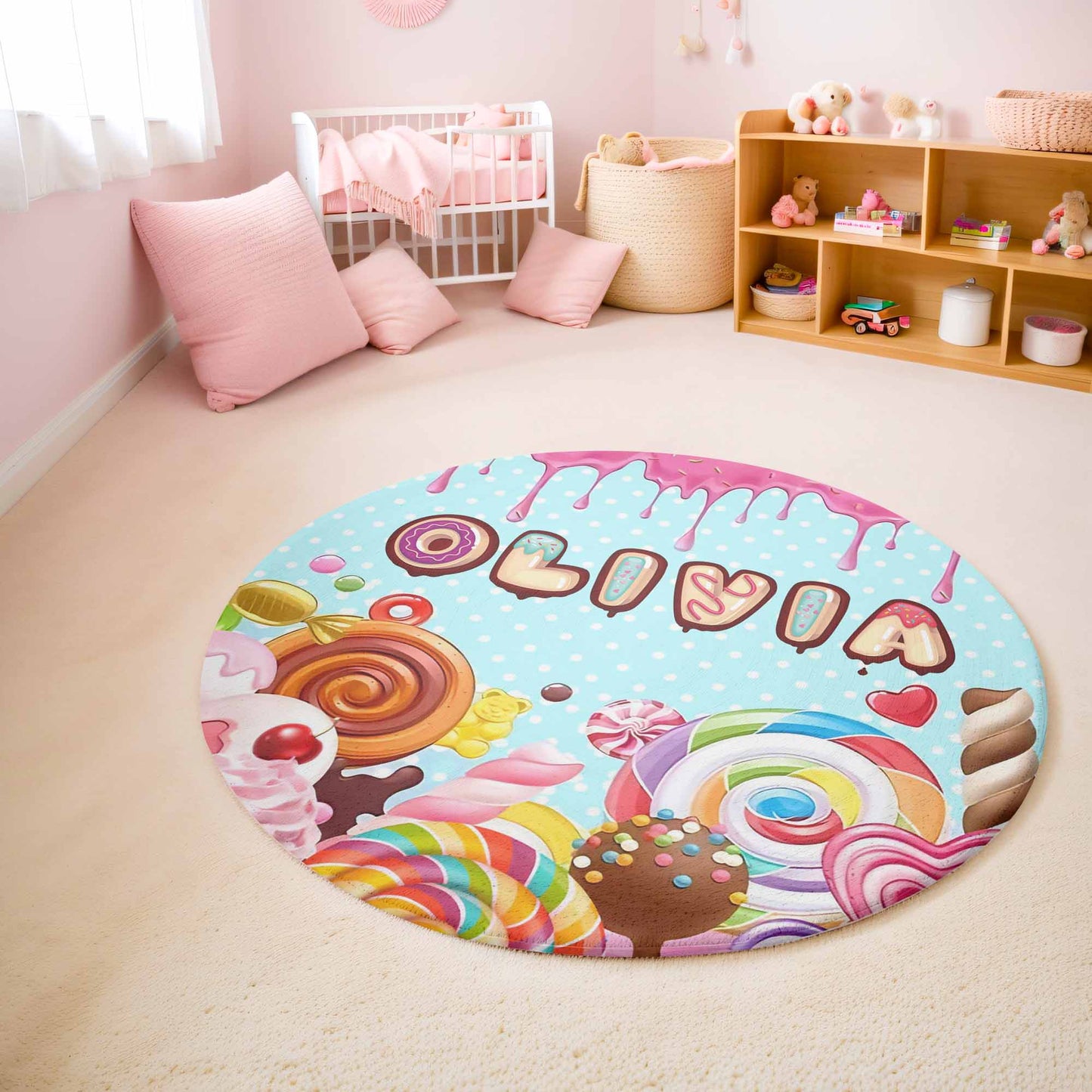 Sweet Dessert Round Rug