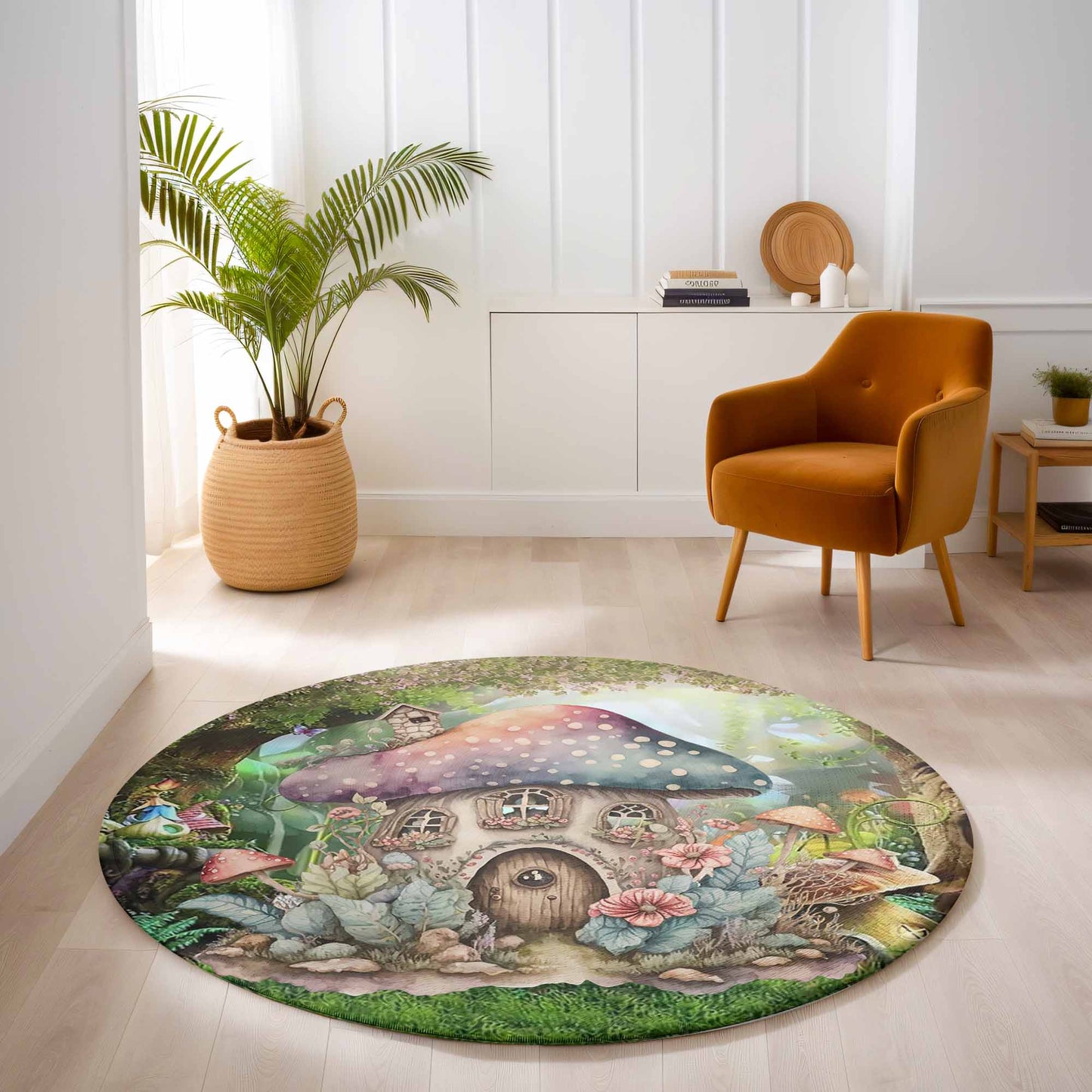 Enchanted Forest Round Rug