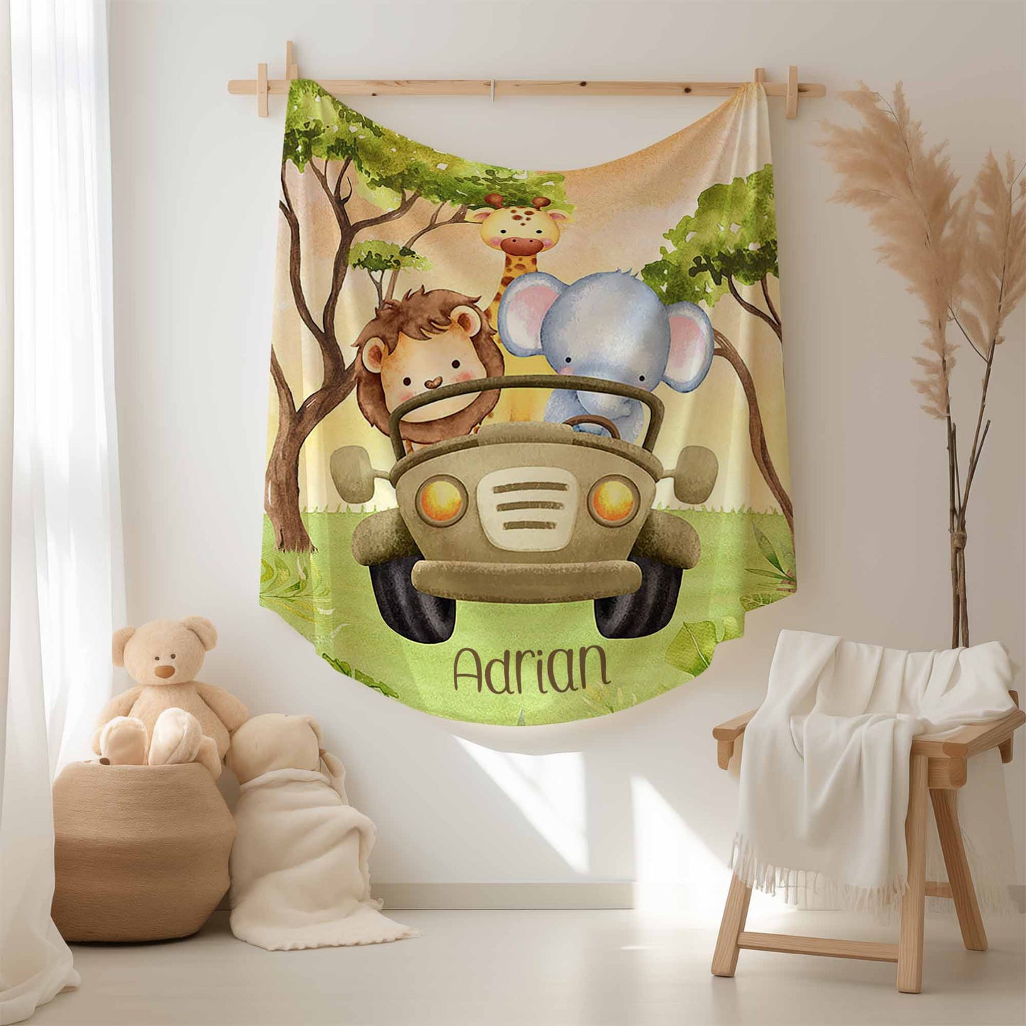 Animals In Car Blanket