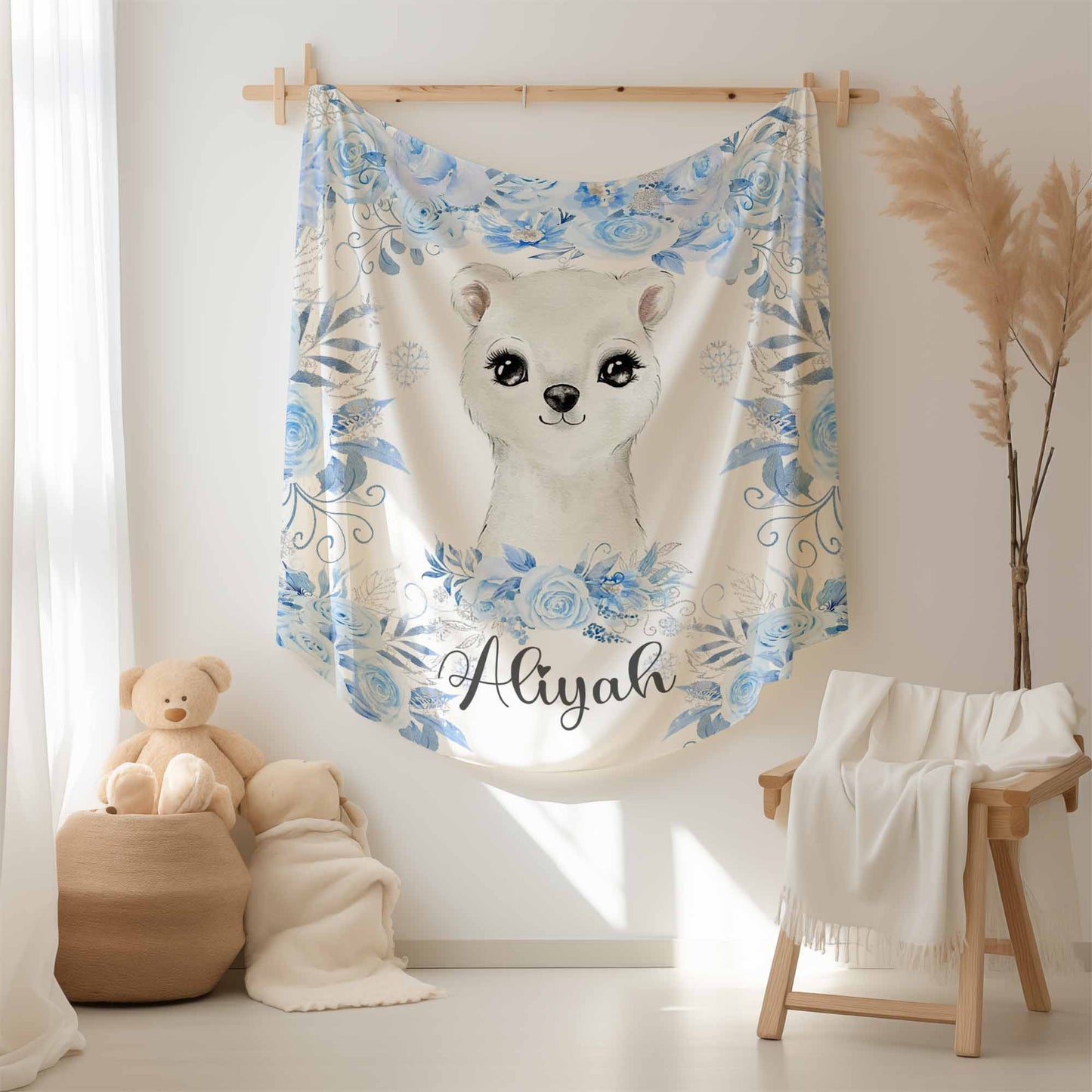 Polar Bear Baby Blanket