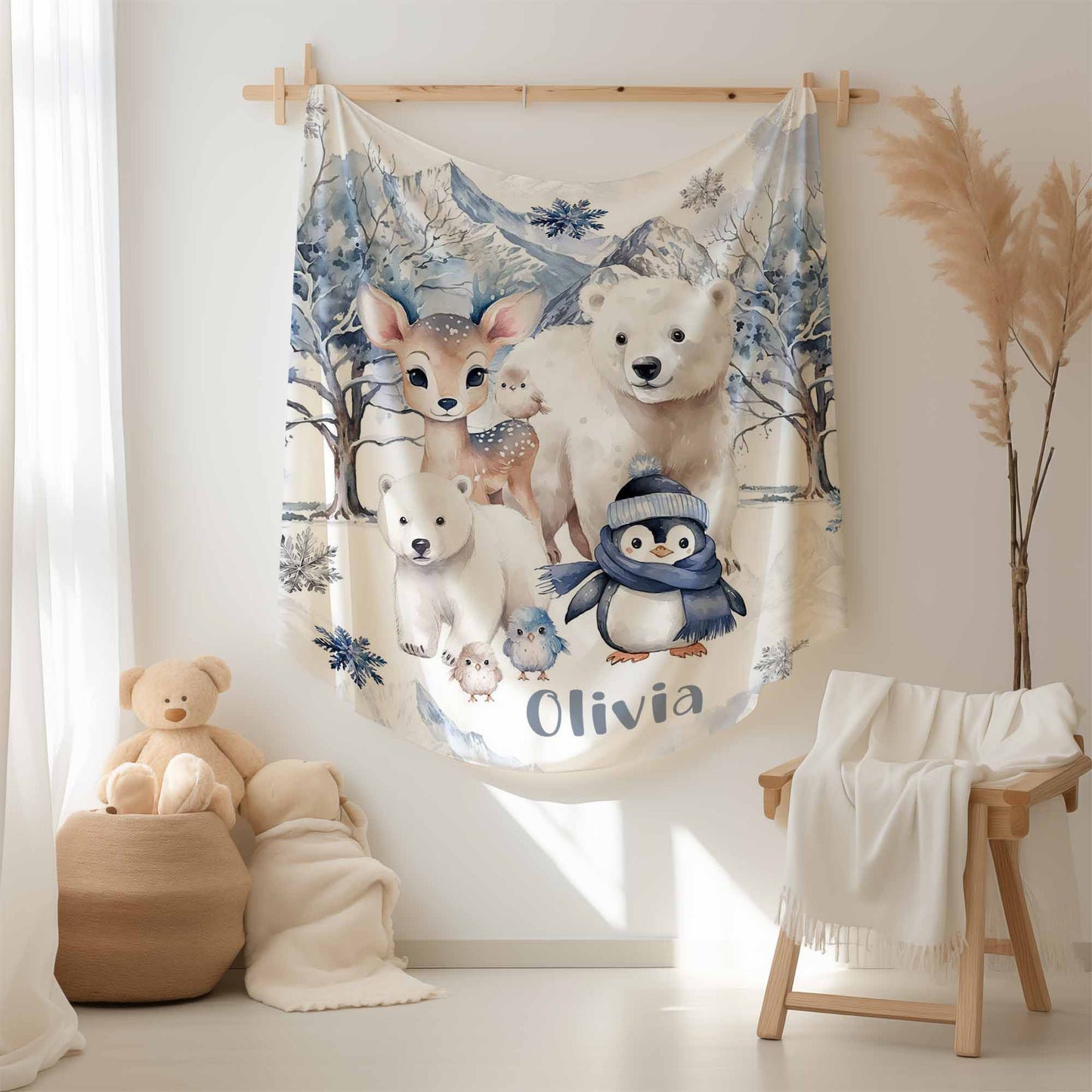 Winter Animals Blanket