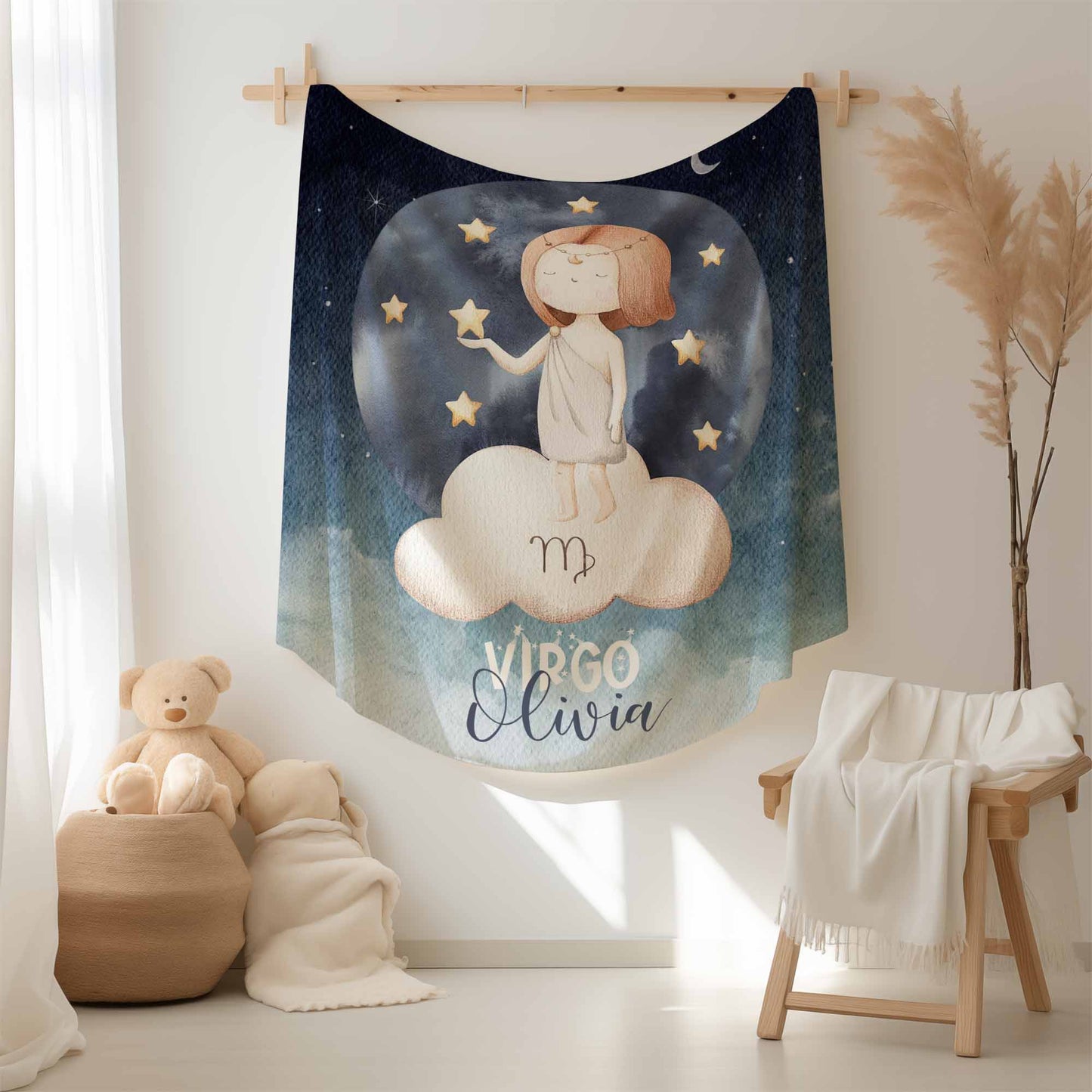 Virgo Zodiac Blanket