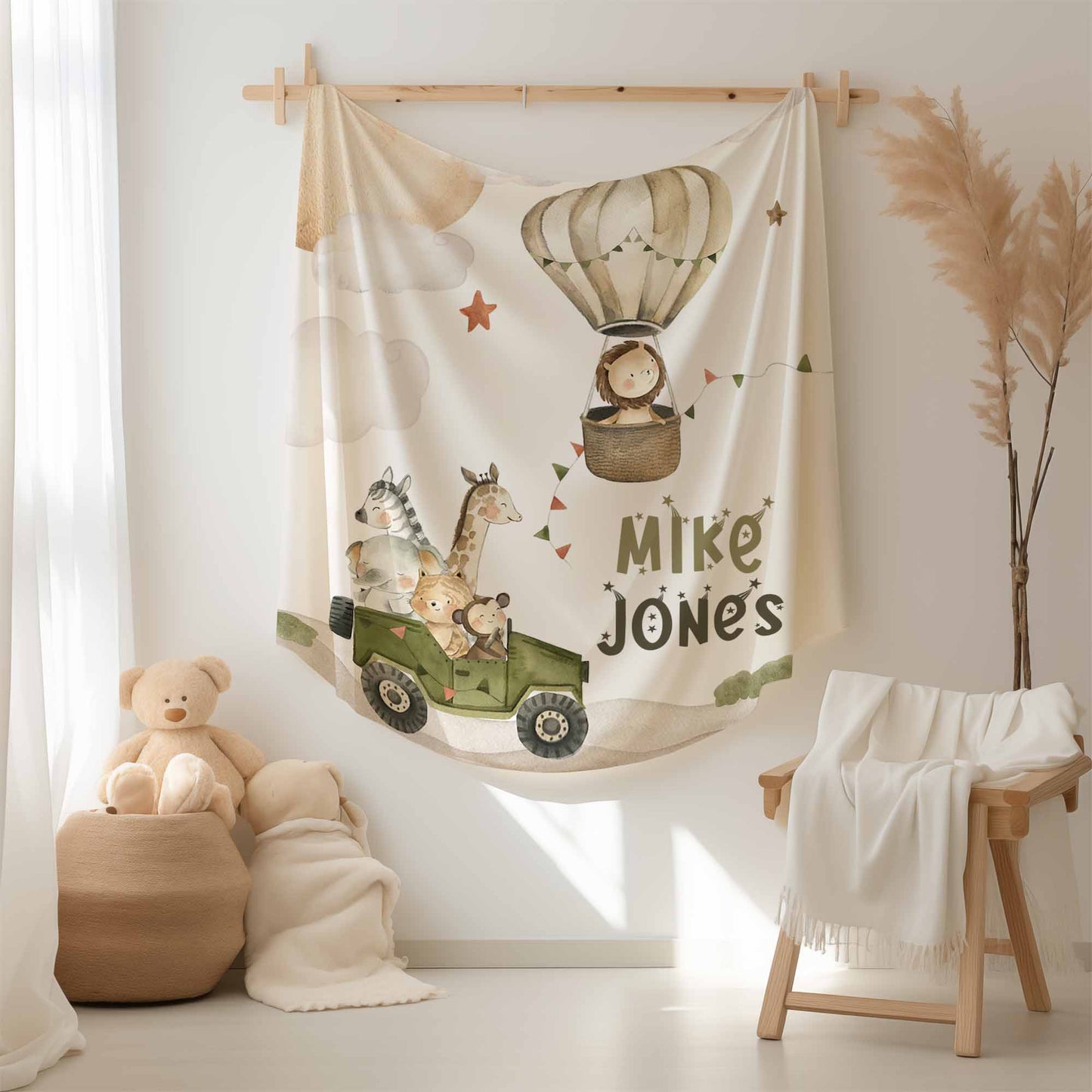 Safari Animals Blanket