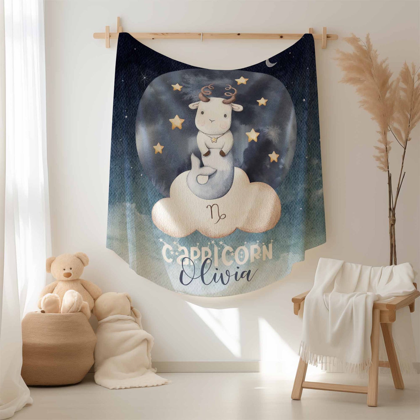 Capricorn Zodiac Blanket