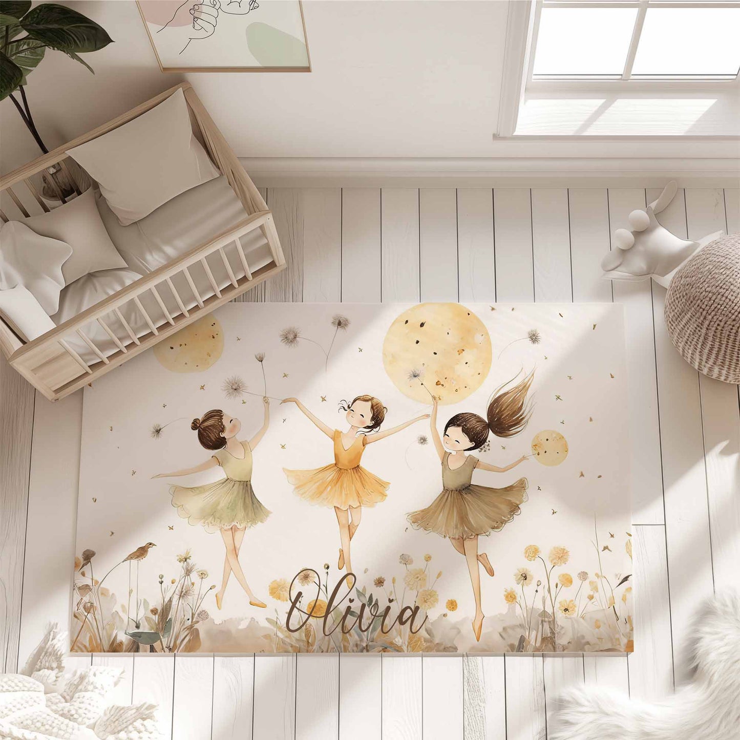 Ballet Girls Playroom Rug