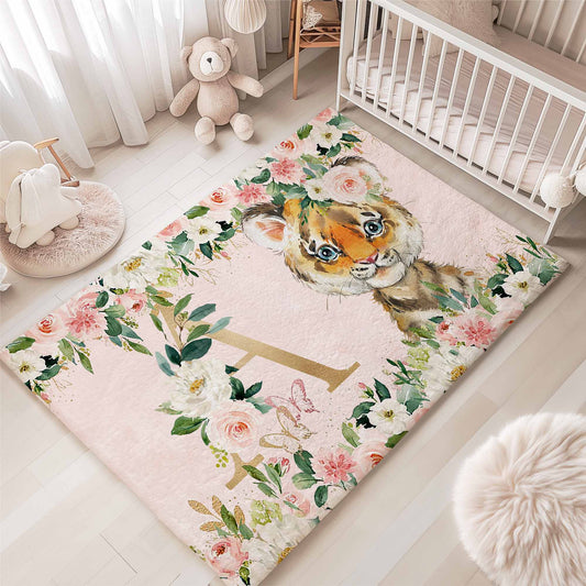 Tiger Rose Floral Rug