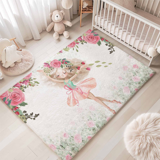 Ballerina Girl Playroom Rug