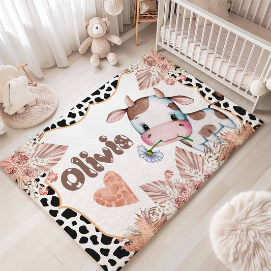 Baby Cow Nursery Rug