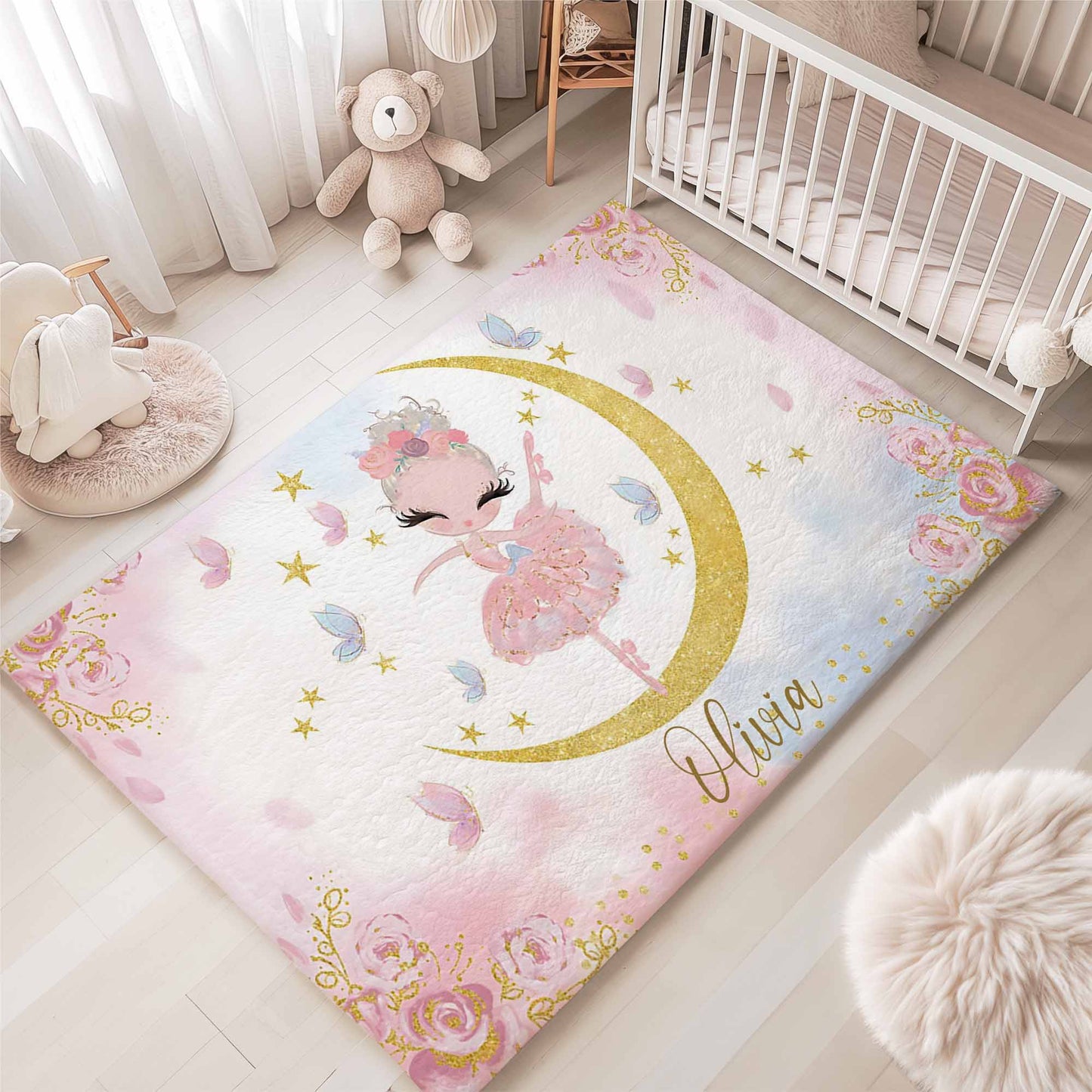 Little Ballerina Nursery Rug