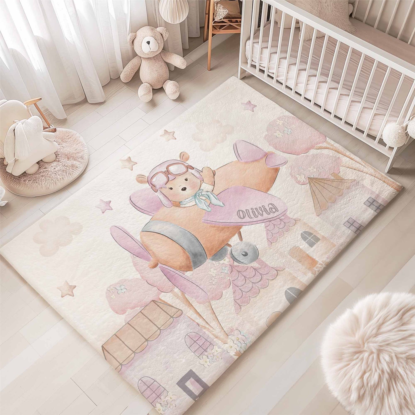 Little Aviator Playroom Rug