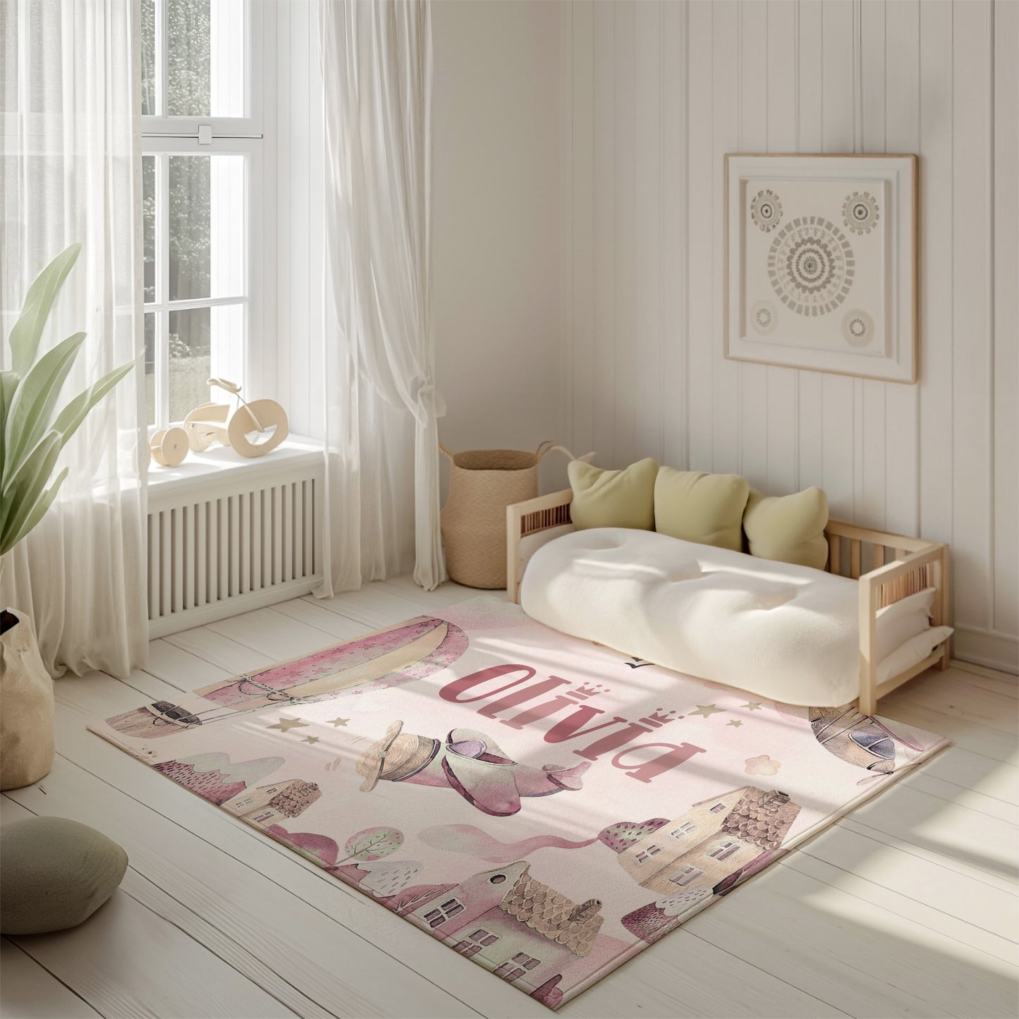 Airplane Nursery Rug