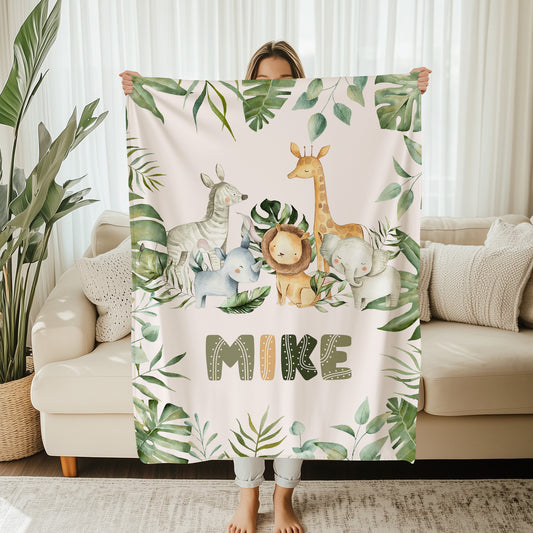 Safari Animals Blanket
