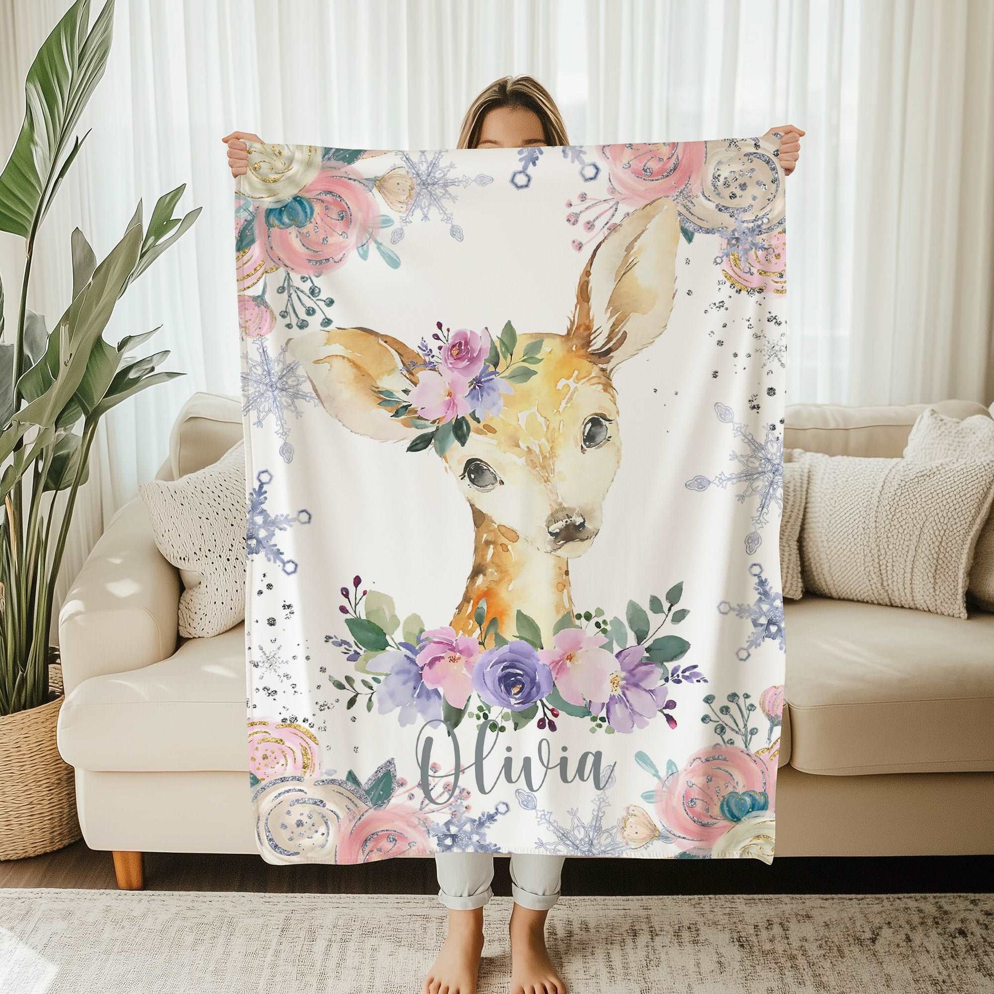 Deer Baby Blanket
