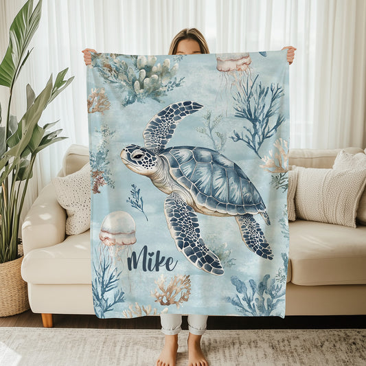 Sea Turtle Blanket