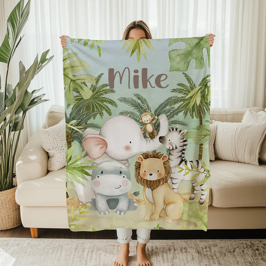 Safari Animals Blanket