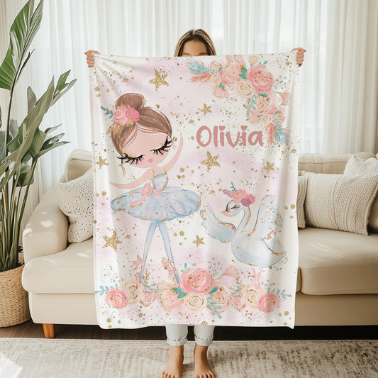 Ballerina Baby Blanket