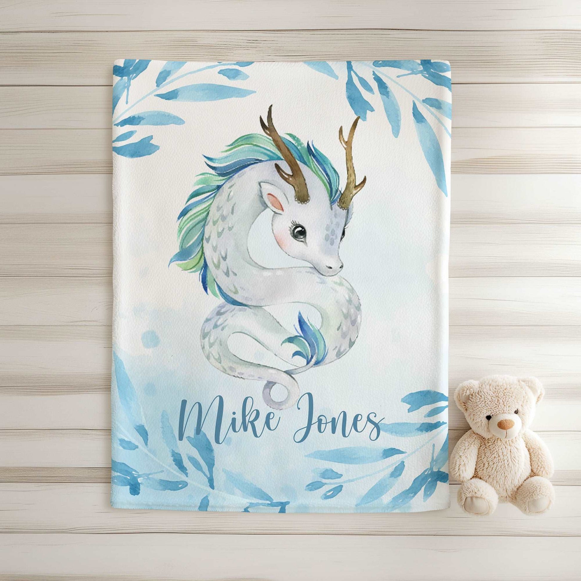 Dragon Floral Blanket
