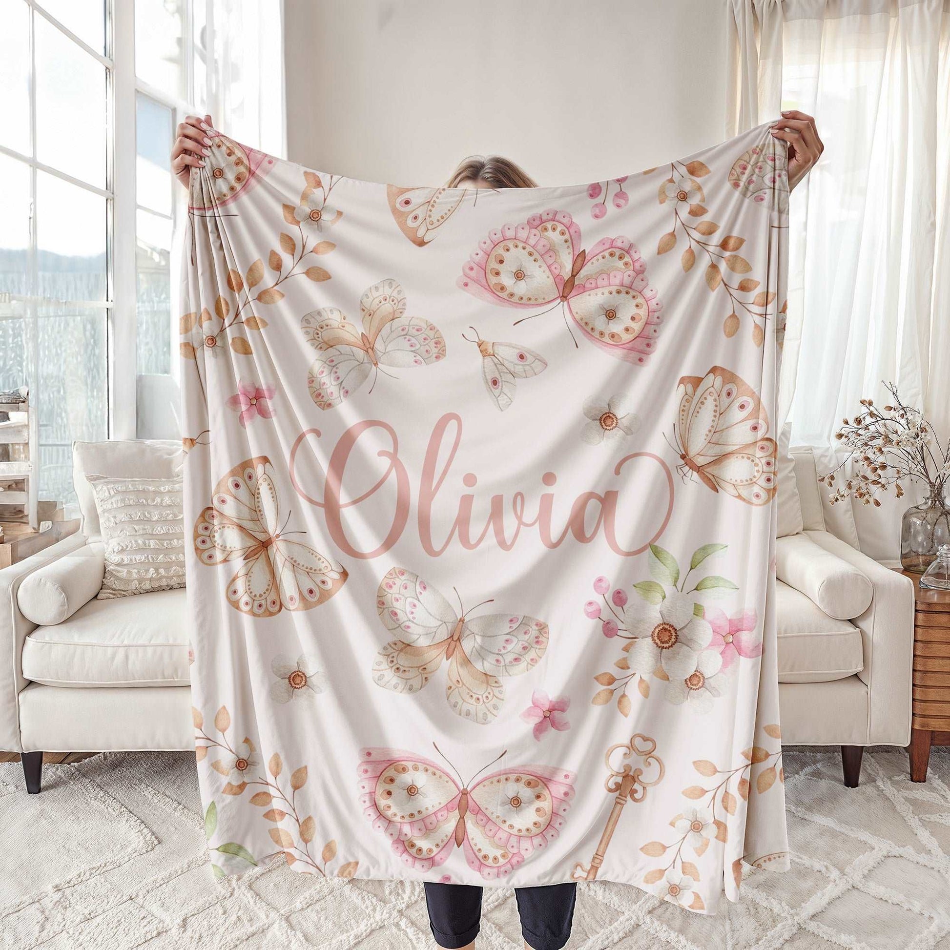 Butterfly Nursery Blanket