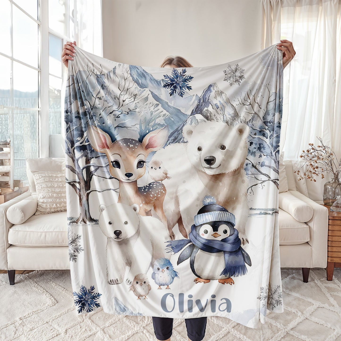 Winter Animals Blanket