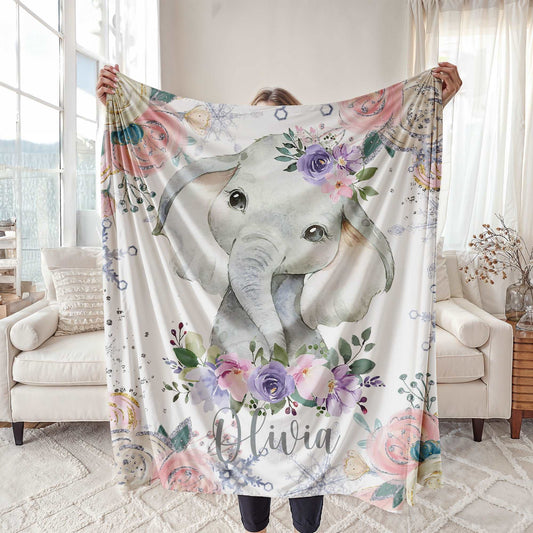 Elephant Baby Blanket