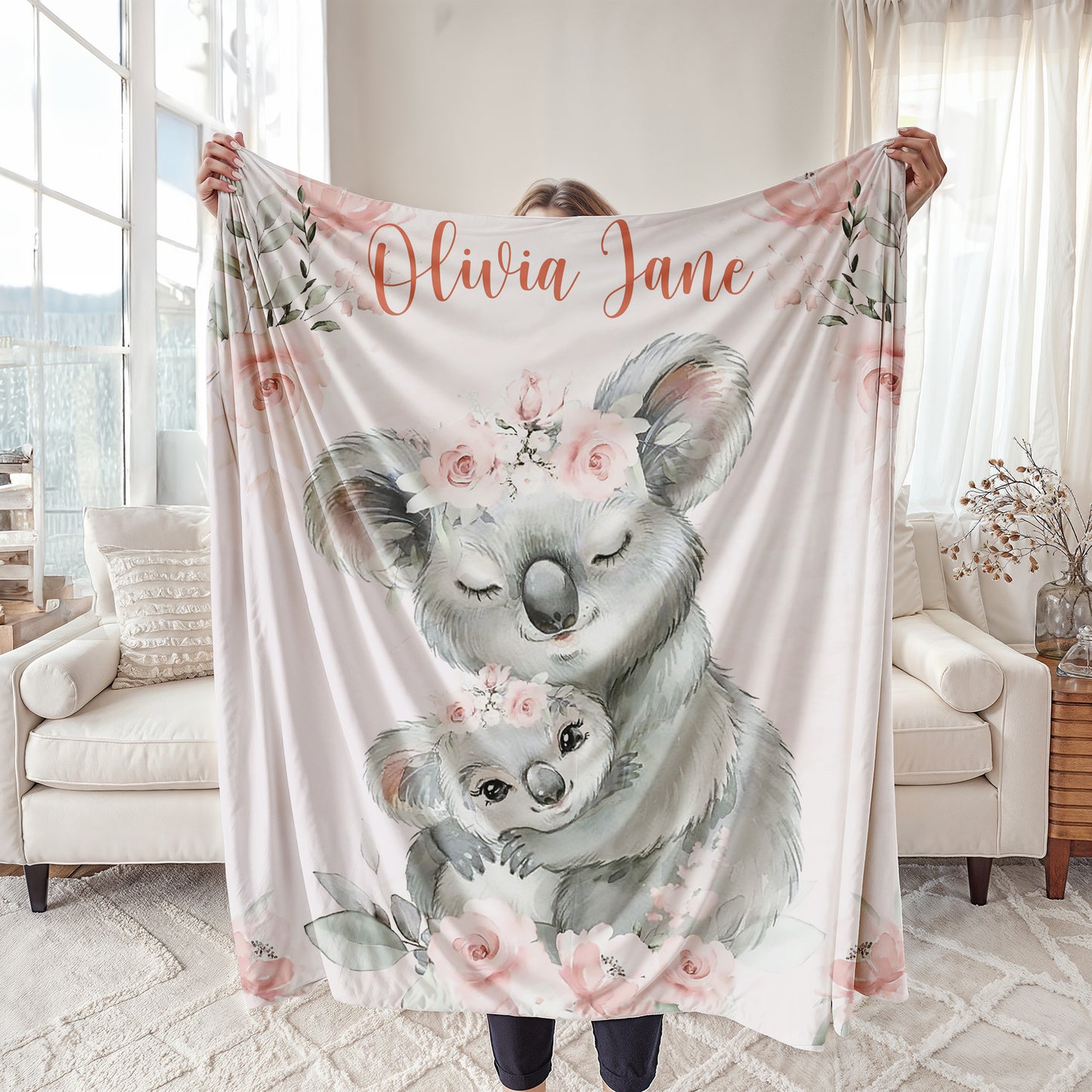 Mum And Baby Koala Blanket