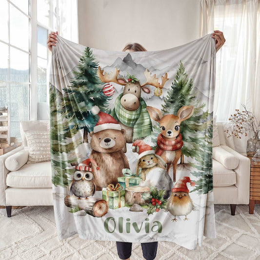 Chistmas Animals Blanket