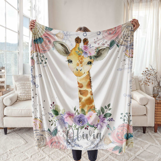 Giraffe Baby Blanket