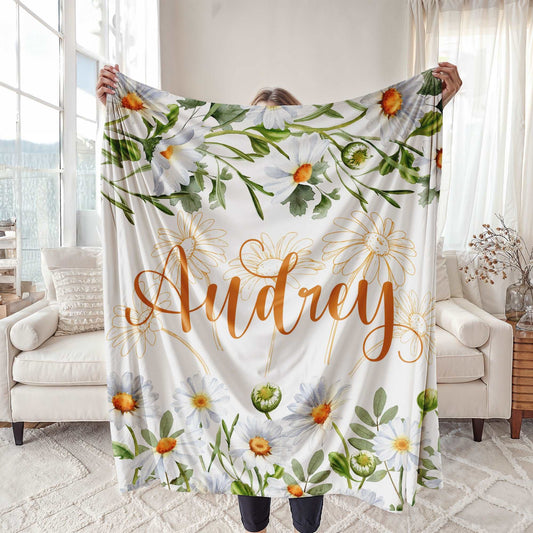 Daisy Floral Blanket