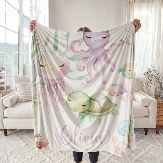 Ocean Animals Blanket