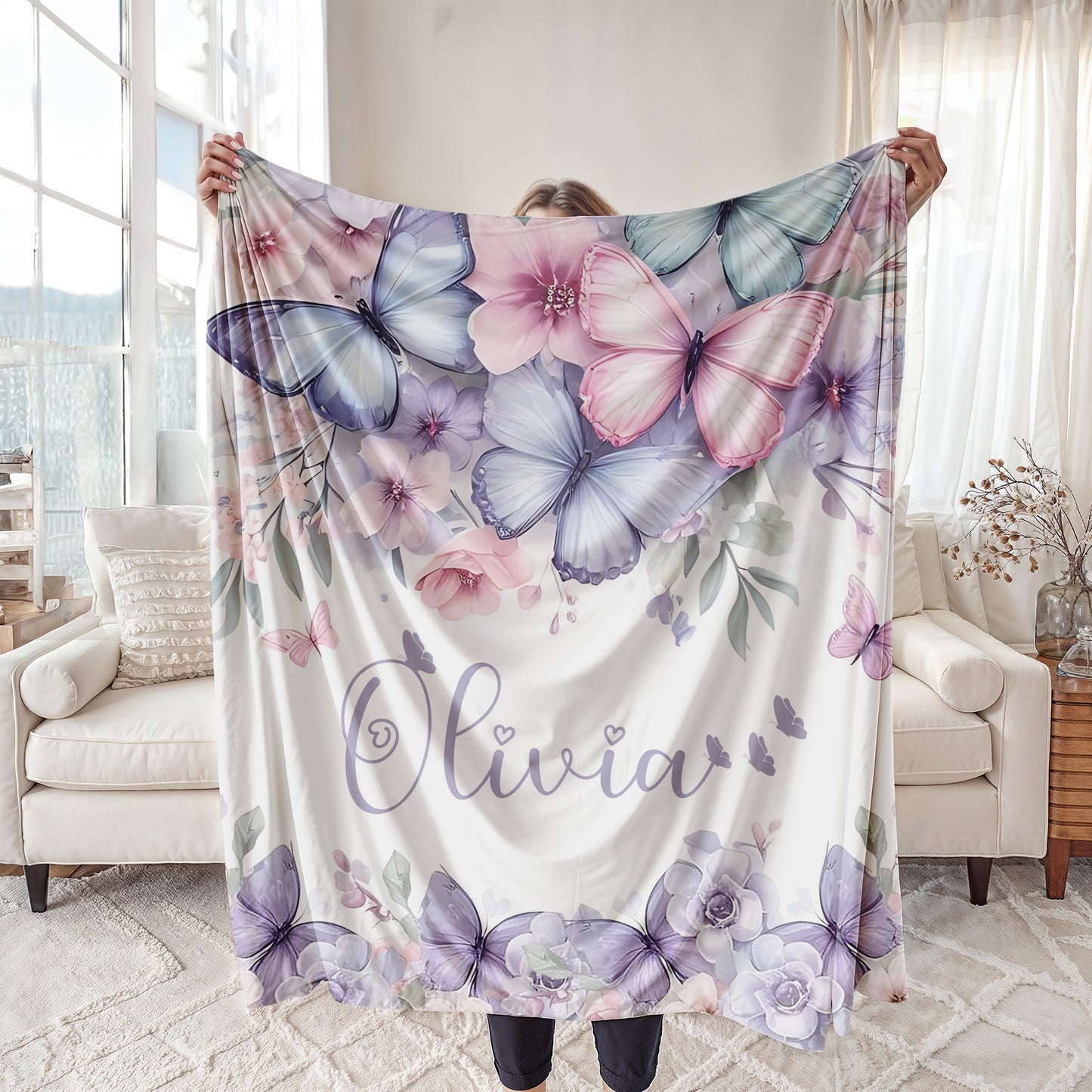 Butterfly Nursery Blanket