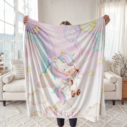 Unicorn Nursery Blanket