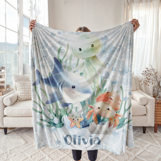 Ocean Animals Blanket