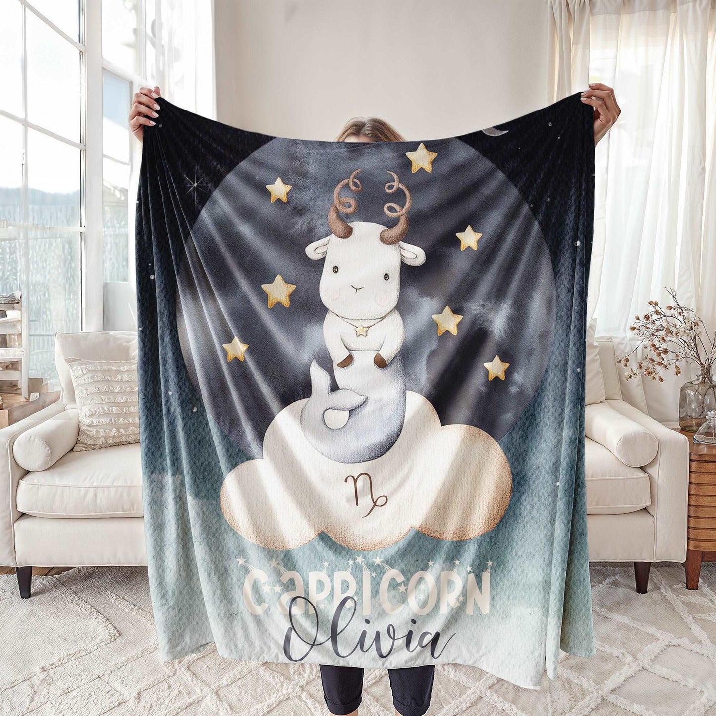 Capricorn Zodiac Blanket