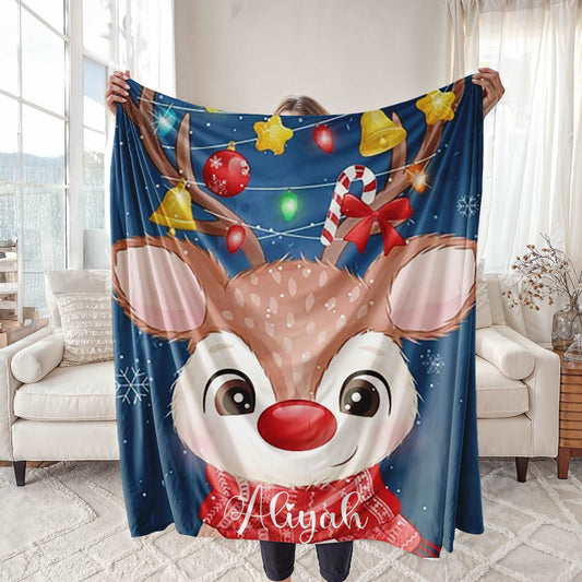 Christmas Reindeer Blanket