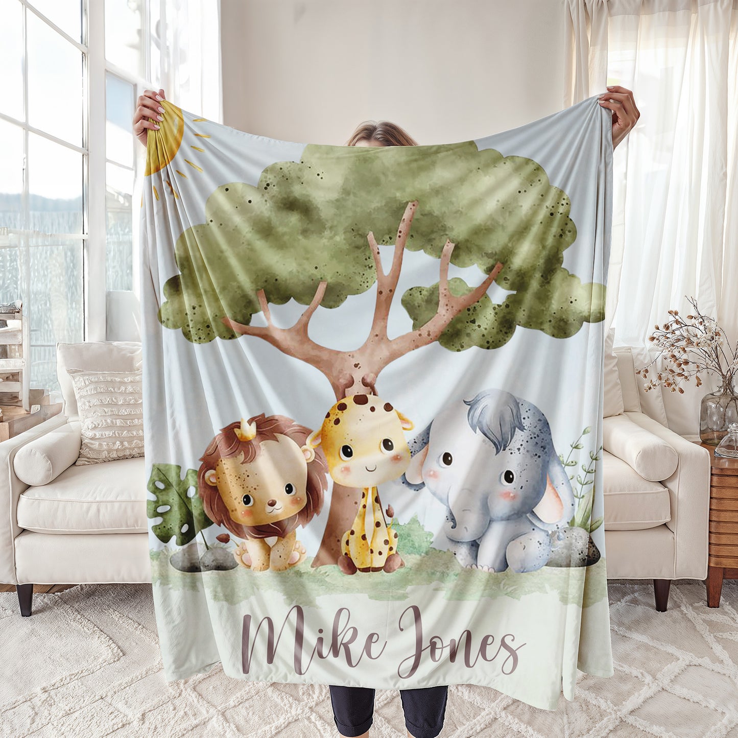 Safari Animals Blanket