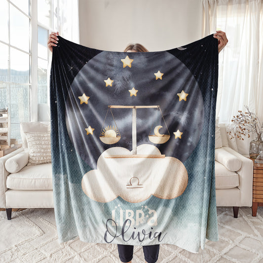 Libra Zodiac Blanket