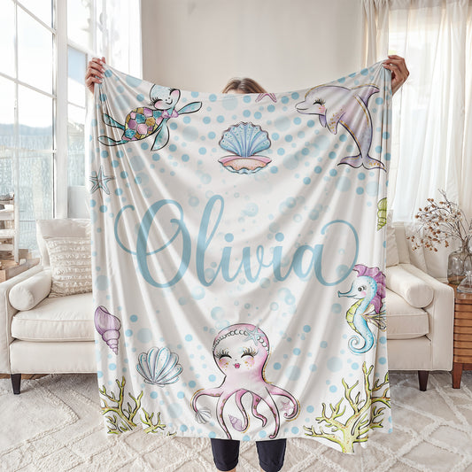 Ocean Nursery Blanket