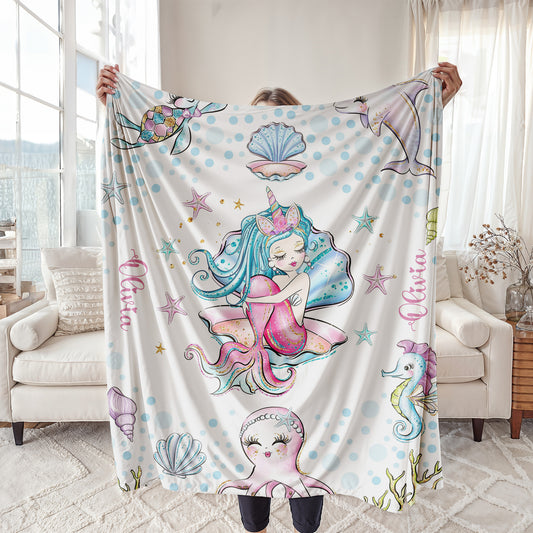 Sea Mermaid Blanket