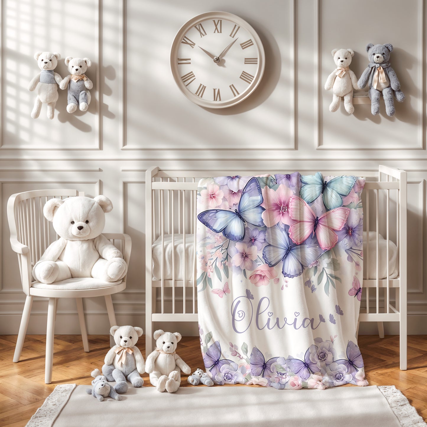 Butterfly Nursery Blanket