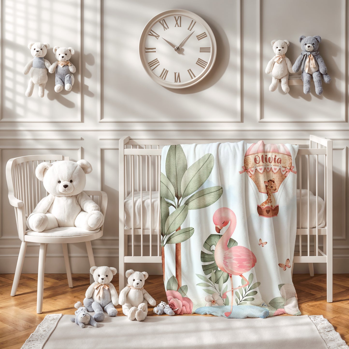 Tropical Flamingo Blanket