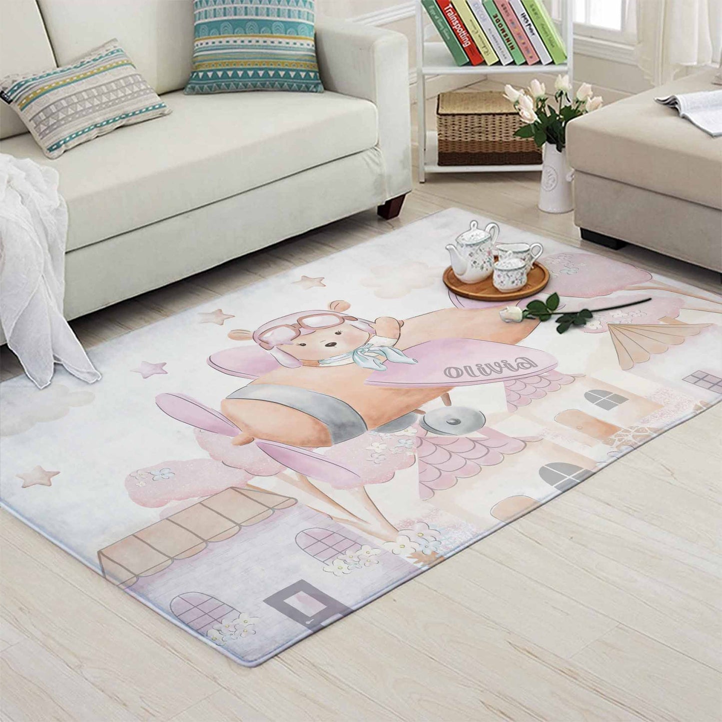 Little Aviator Playroom Rug