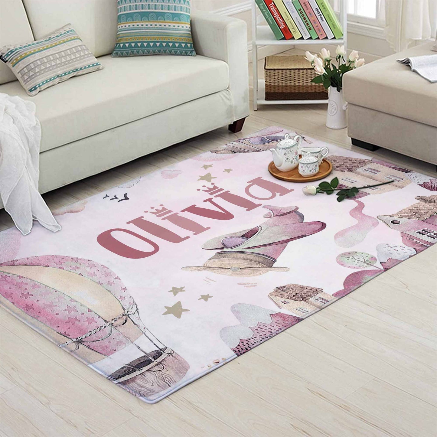 Airplane Nursery Rug